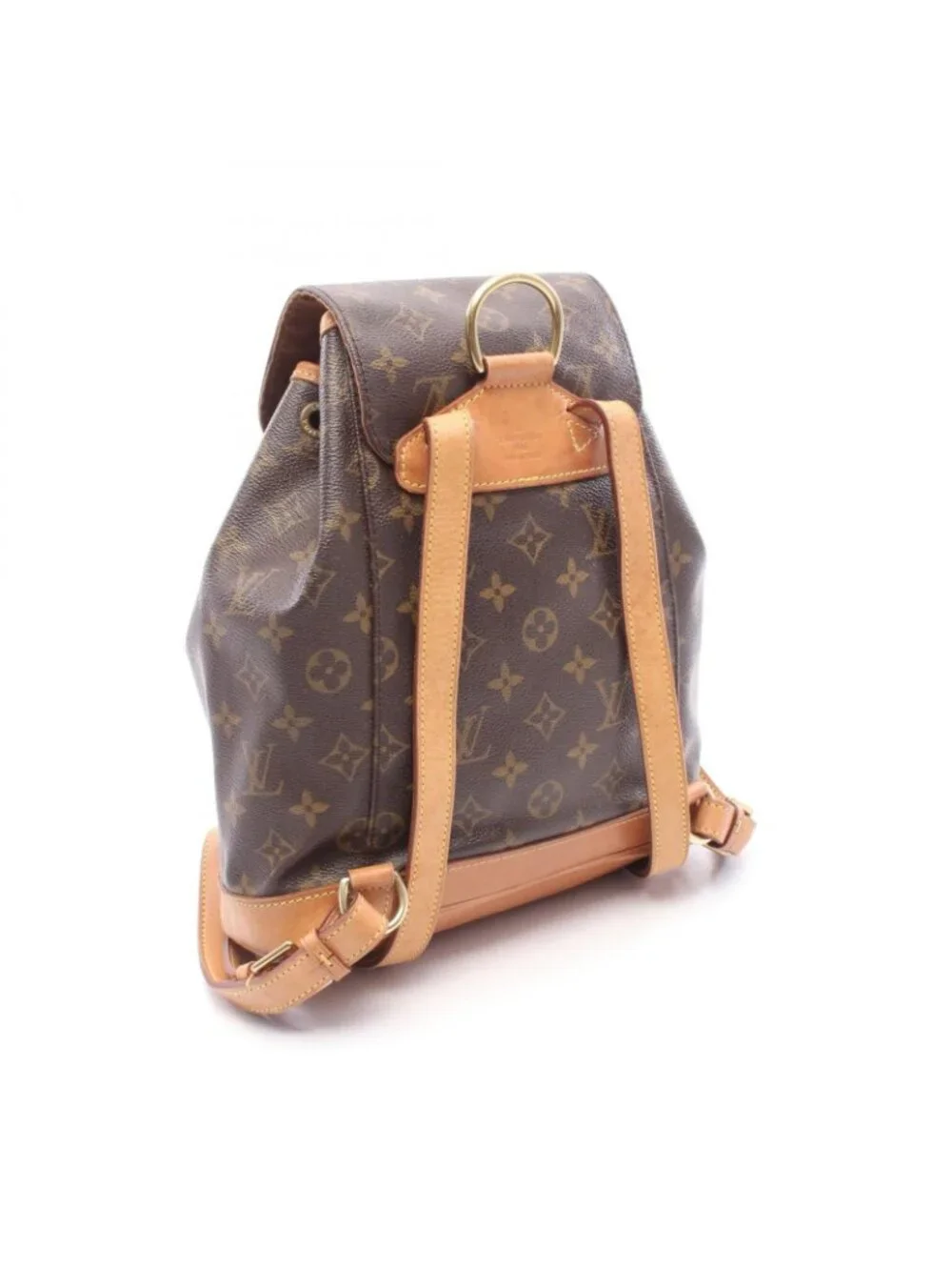 Louis Vuitton Backpack Montsouris MM Canvas Leather